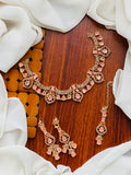 Casual Wear-Regal Crystal & Gemstone Necklace Set