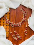 Casual Wear-Regal Crystal & Gemstone Necklace Set