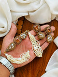 Casual Wear-Champagne Topaz &amp; Baroque Pearl Set