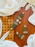 Casual Wear-Royal Emerald & Pearl Jewelry Set