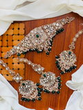 Bridal Wear-Pure Pearl Kundan & Mirror Set
