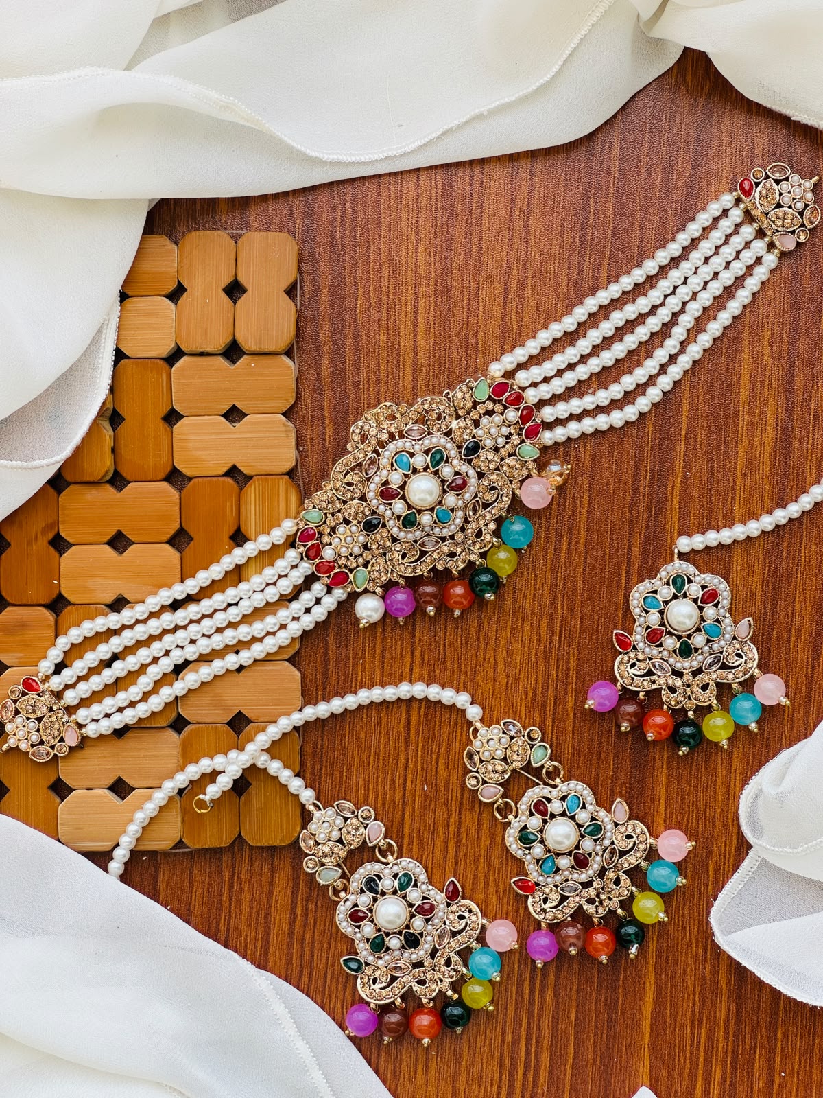 Casual Wear-Navratna Festive Multi-Color