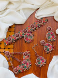 Bridal Wear - Vibrant Multicolor Bridal Jewelry Set