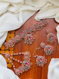 Bridal Wear - Soft Peach Pastel Jewelry Set