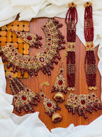 Bridal Wear - Royal Maroon Bridal Set